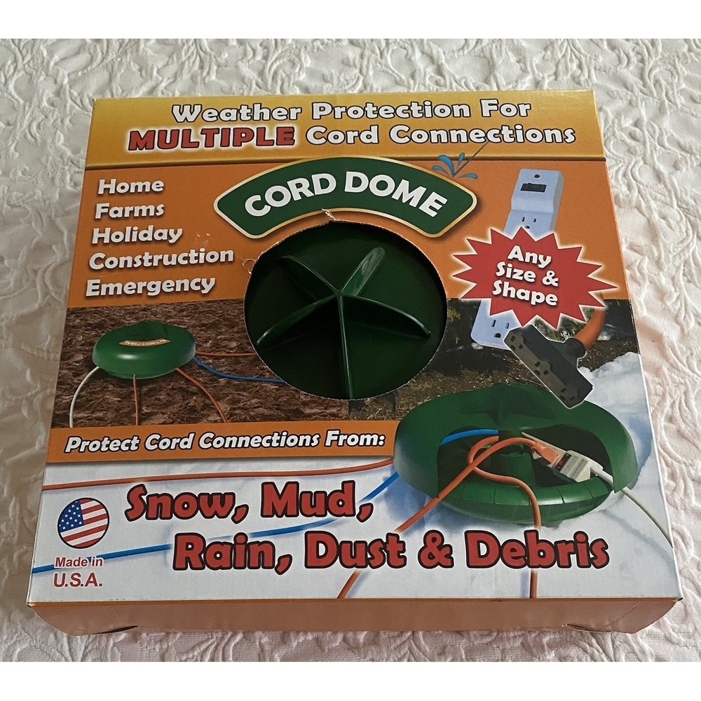 Twist and Seal Cord‎ Dome Weatherproof Protection Multiple Cord Connections USA